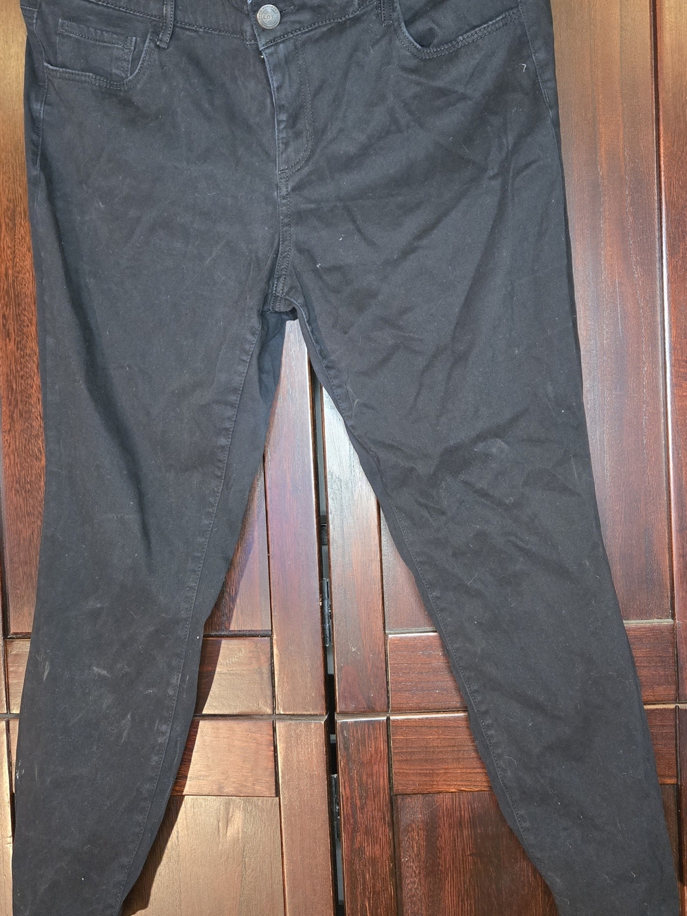 LOFT Plus Black Skinny Jeans Women’s Size 16 – Classic Stretch Denim Pants